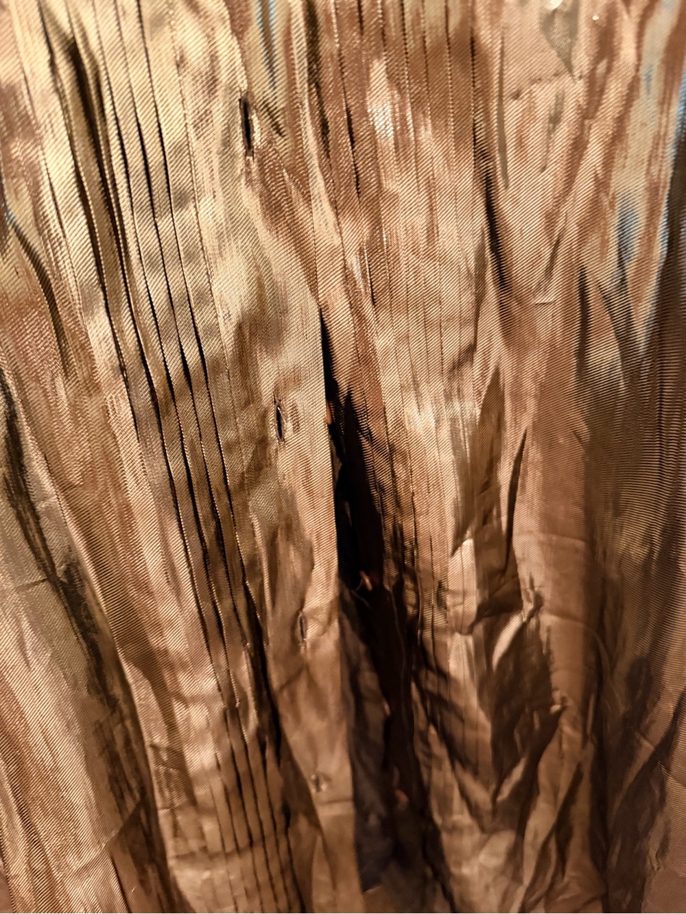 Metallic gold vintage blouse - Picture 4 of 6